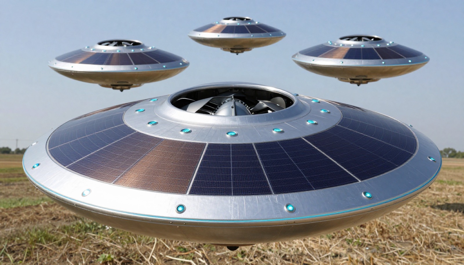 Solar fleet — the self-recharging skin across the sizes.